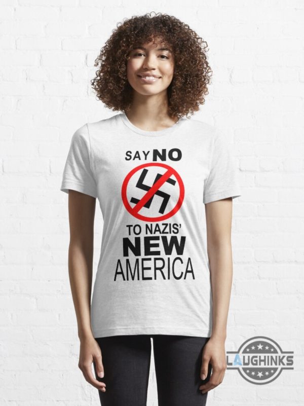 kanye west say no to nazi new america shirt