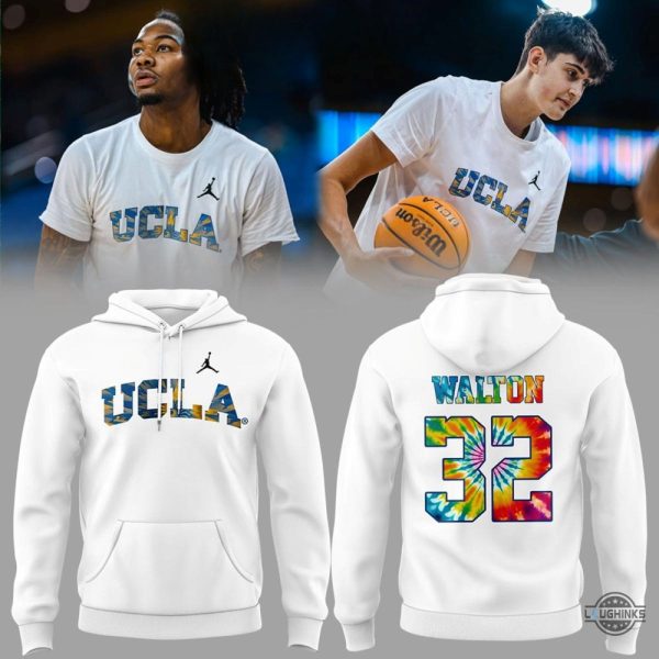 ucla bill walton tie dye shirt