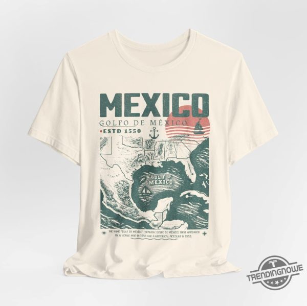 Vintage Map Gulf Of Mexico T Shirt trendingnowe 1