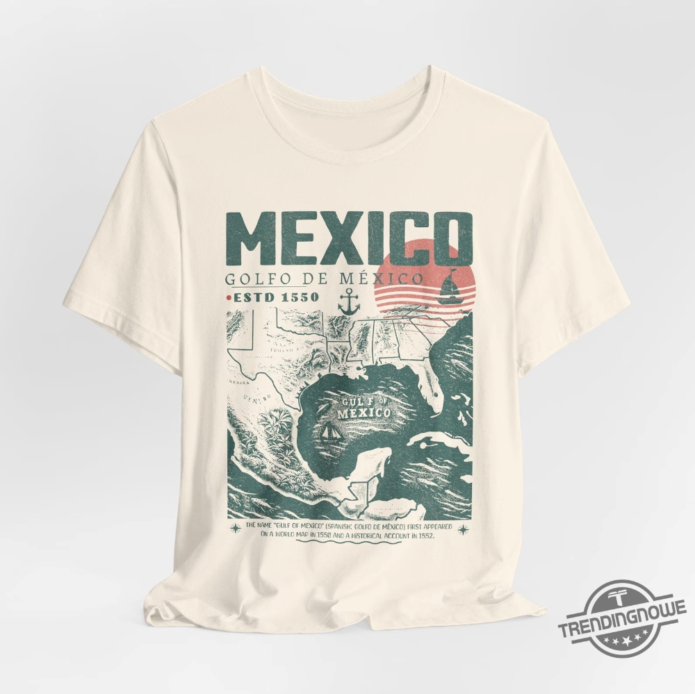 Vintage Map Gulf Of Mexico T Shirt 6 Vintage Map Gulf Of Mexico T Shirt