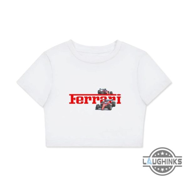 formula 1 ferrari baby tee man i love ferrari crop top shirt