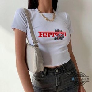 formula 1 ferrari baby tee man i love ferrari crop top shirt