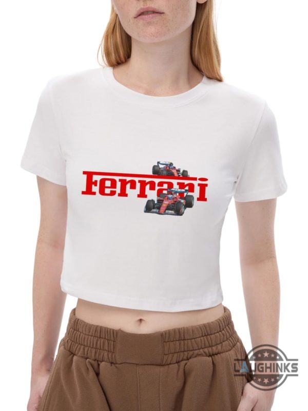 formula 1 ferrari baby tee man i love ferrari crop top shirt