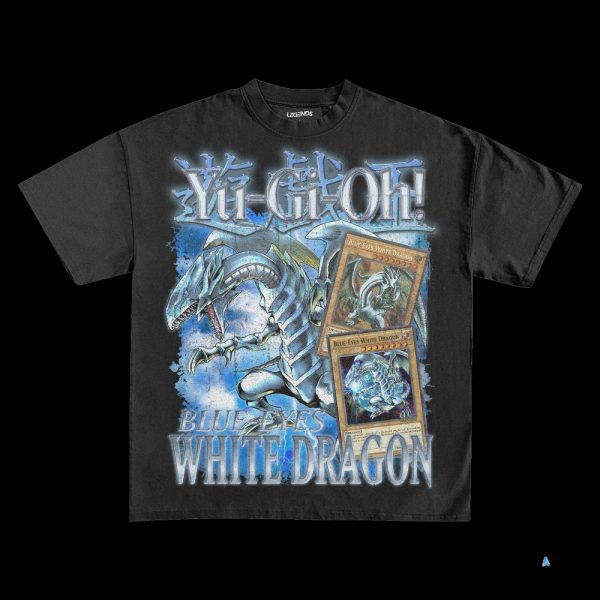 yu gi oh blue eyes white dragon shirt