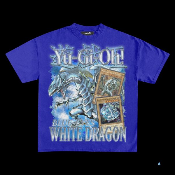 yu gi oh blue eyes white dragon shirt