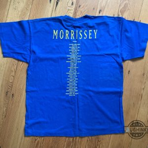 reprinted morrissey boxer album the smiths tour shirt 1995