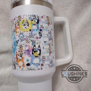 bluey starbucks stanley tumbler dupe 40oz