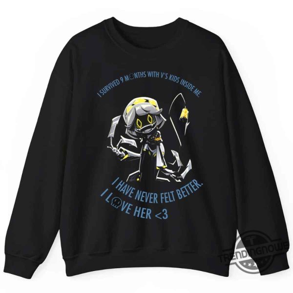 I Survived 9 Months With Vs Kids Inside Me Tshirts trendingnowe 1