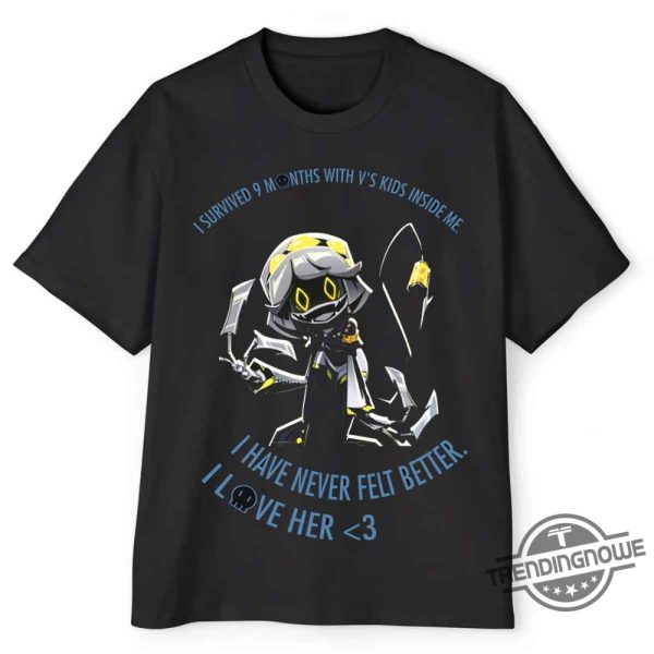 I Survived 9 Months With Vs Kids Inside Me Tshirts trendingnowe 3