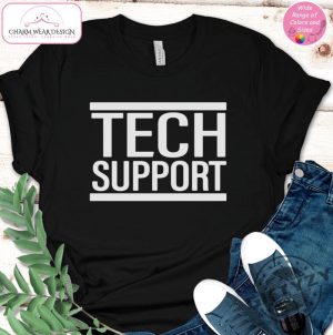 Tech Support It Support Elon Musk Tech Computer Nerd Shirt giftyzy 6