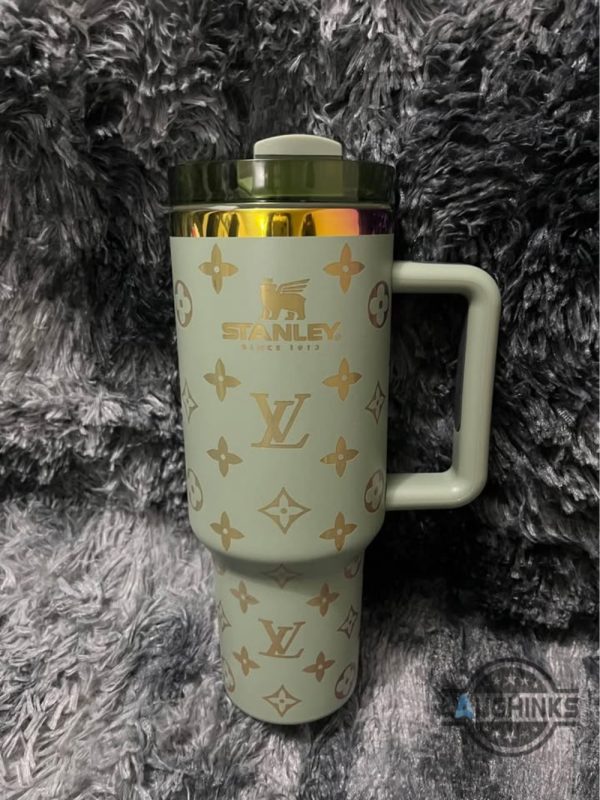 louis vuitton engraved tumbler 40oz golden or silver