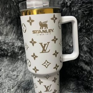 louis vuitton engraved tumbler 40oz golden or silver