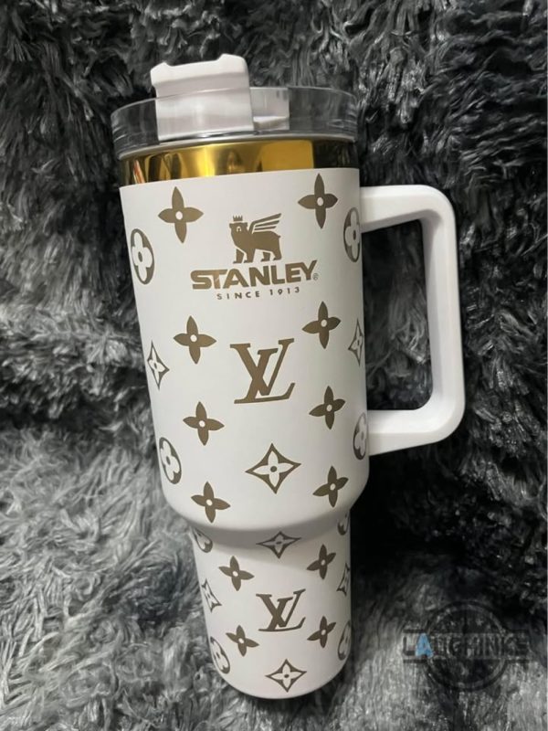 louis vuitton engraved tumbler 40oz golden or silver