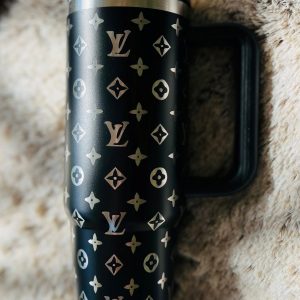 louis vuitton tumbler black