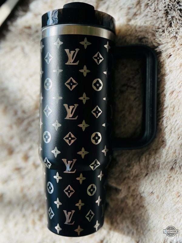 louis vuitton tumbler black