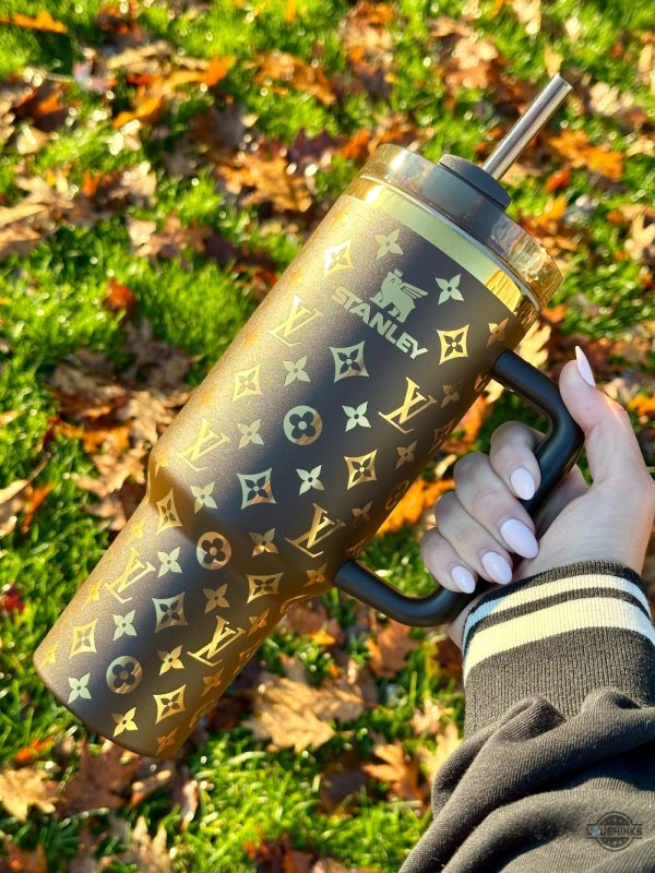 brown lv stanley cup tumbler dupe