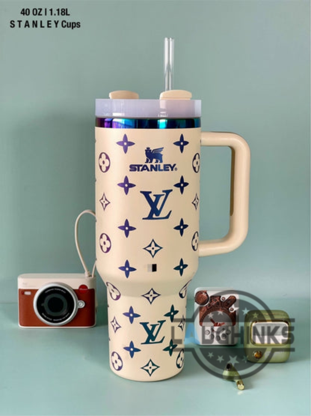 lv chroma engraved tumbler 40oz