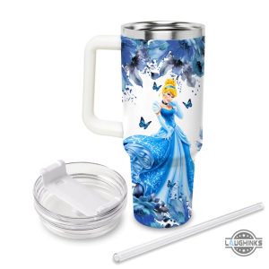 cinderella stanley tumbler dupe 40oz live like theres no midnight