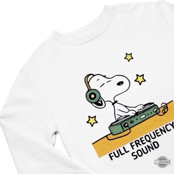 full frequency sound dj snoopy shirt