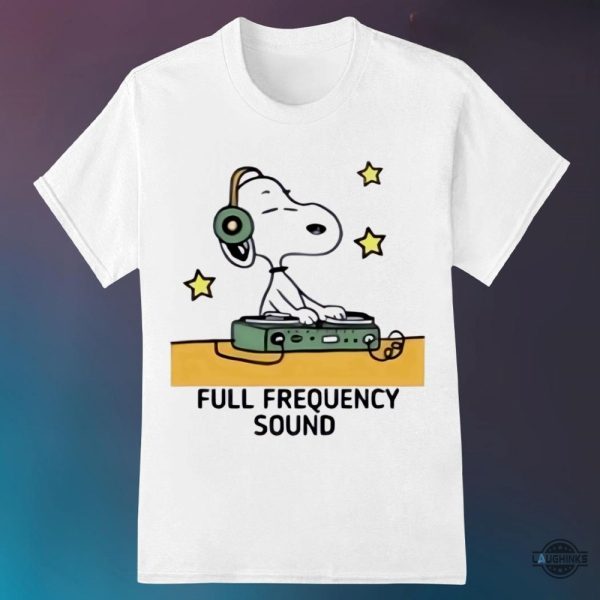 full frequency sound dj snoopy shirt