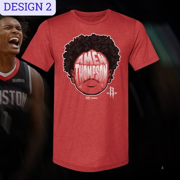 houston rockets amen thompson shirt choose color