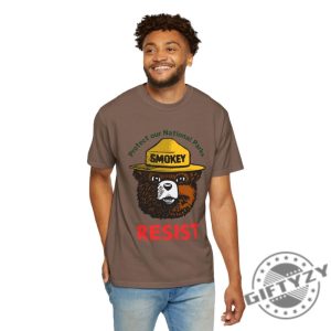 Resist Fascism National Parks Anti Trump Save Our Parks Unisex Tee giftyzy 3