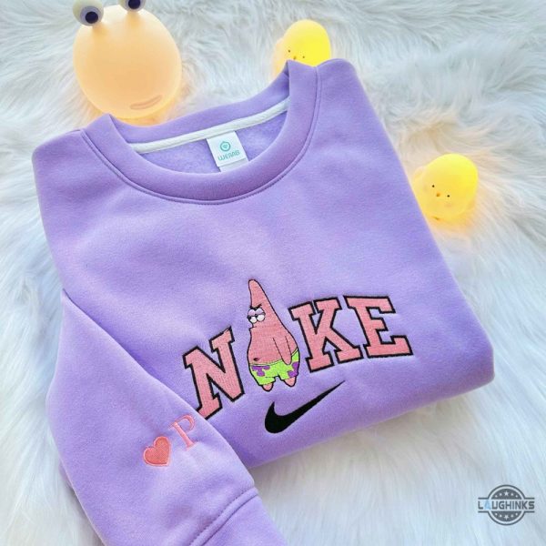 nike spongebob squarepants embroidered sweatshirt