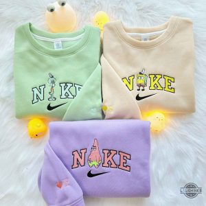 nike spongebob squarepants embroidered sweatshirt