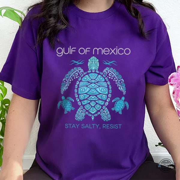 funny gulf of mexico forever shirt stay salty resist