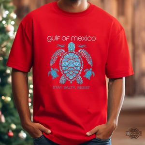 funny gulf of mexico forever shirt stay salty resist