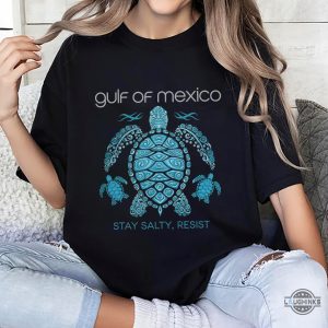 funny gulf of mexico forever shirt stay salty resist