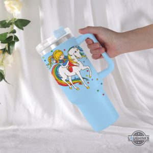 classic rainbow brite 40oz stanley tumbler dupe