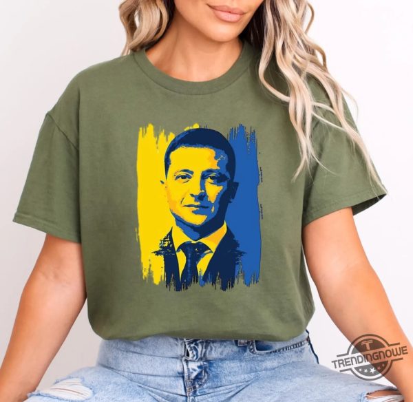 Volodymyr Zelensky Shirt Support Ukraine T Shirt trendingnowe 1