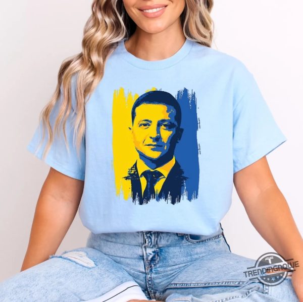 Volodymyr Zelensky Shirt Support Ukraine T Shirt trendingnowe 3