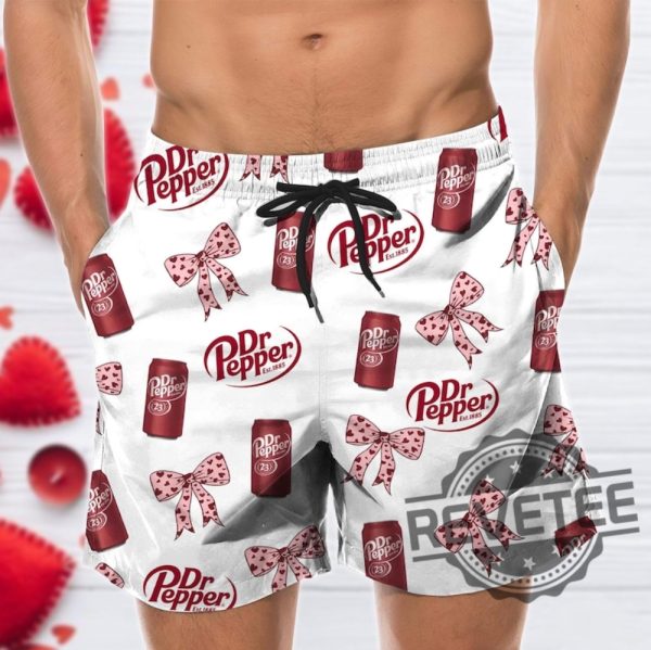 Unique Dr Pepper Button Up And Shorts Hawaiian Shirt Gift For Men And Women Perfect Aloha Attire For Any Occasion revetee 1 1