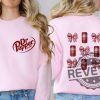 Dr Pepper Pink Coquette Bow Two Sides Shirt For Dr Pepper Lovers Trendy Crewneck Sweatshirt For Dr Pepper Fans Unique Dr Pepper Apparel revetee 1