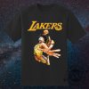 One Piece Luffy Mashup Los Angeles Lakers Basketball Trendy Shirt giftyzy 2