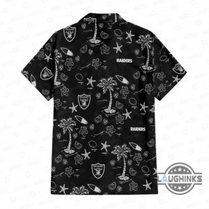 mens las vegas raiders hawaiian shirt