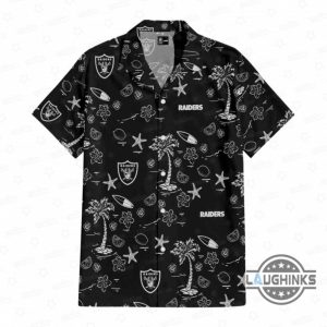 mens las vegas raiders hawaiian shirt