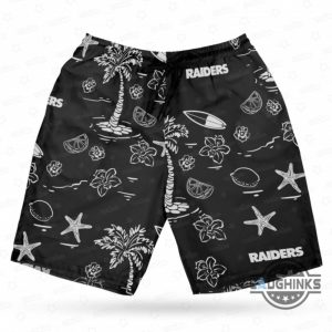 mens las vegas raiders hawaiian shirt