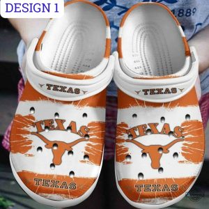 texas longhorns logo football crocs