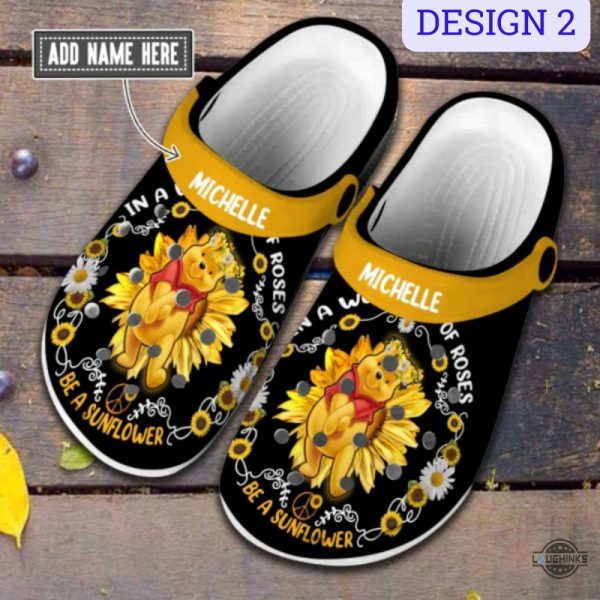 personalized winnie the pooh crocs adult uk us canada