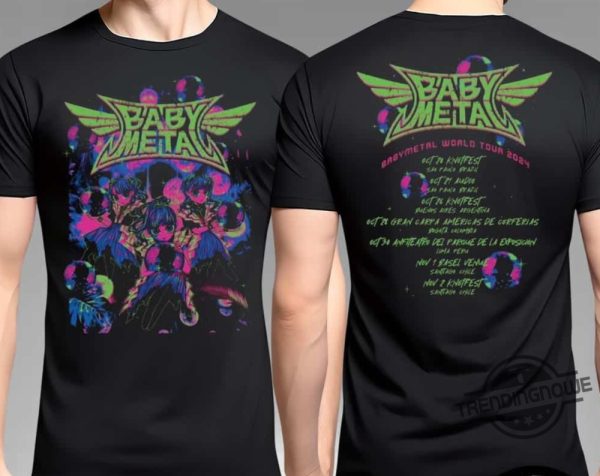 Babymetal World Tour 2024 Mirror Ball Shirt trendingnowe 1