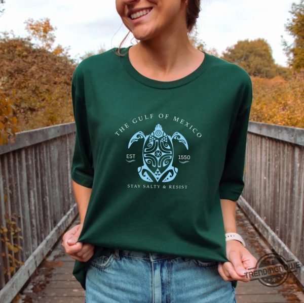 Gulf Of Mexico Stay Salty Resistance Shirt trendingnowe 3