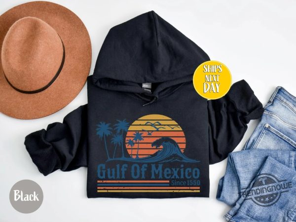 Retro Sunset Gulf Of Mexico Since 1550 Sweatshirt trendingnowe 3