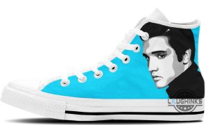 elvis presley blue high top shoes