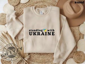 Standing With Ukraine Support Ukraine Ukrainian Solidarity Shirt giftyzy 4