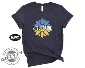 Sunflower Ukraine Stand With Ukrainian Shirt giftyzy 8