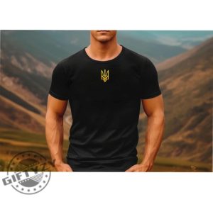 Ukraine Golden Trident Logo Ukraine Army Shirt giftyzy 3