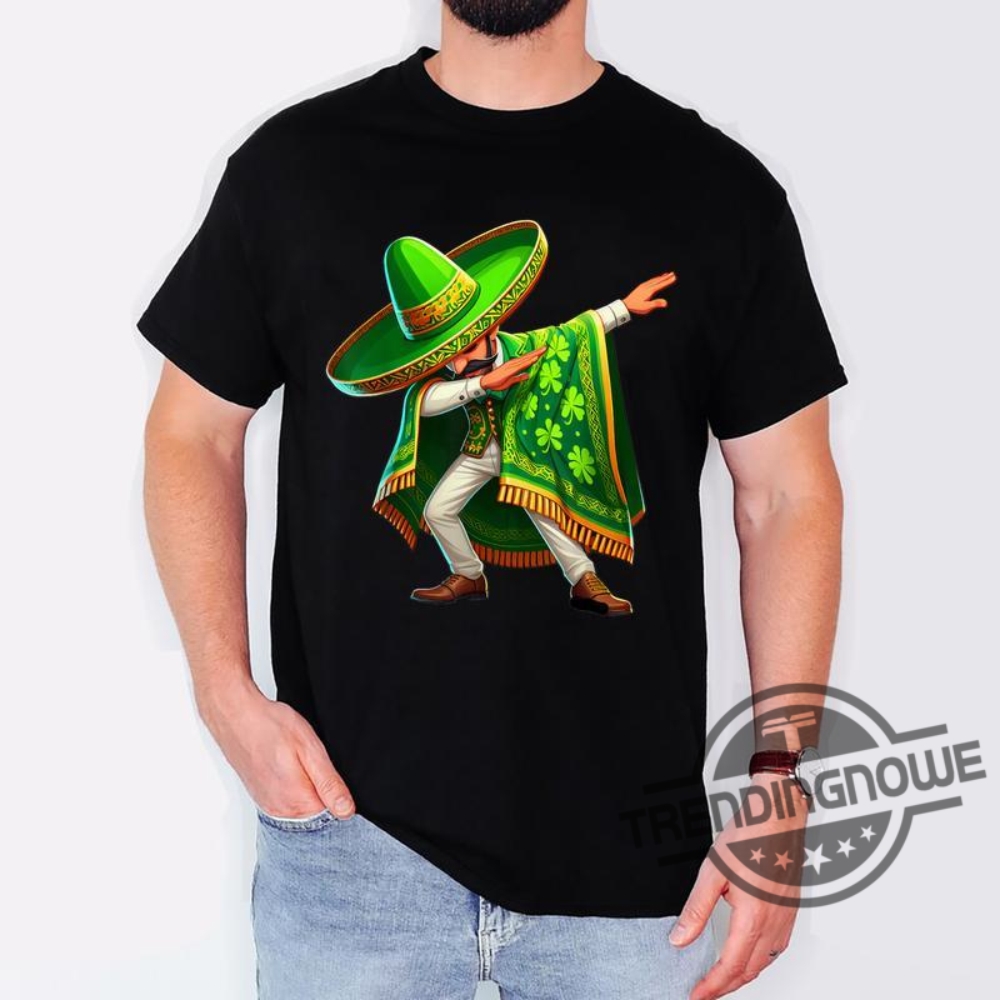St Patricks Day Shirt - Mexican Irish Dabbing T-Shirt St Patricks Day Shirt - Mexican Irish Dabbing T-Shirt